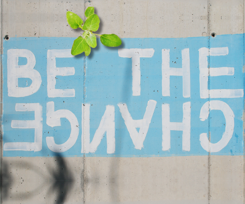 Op deze afbeelding zie je  de stap in de goede richting.