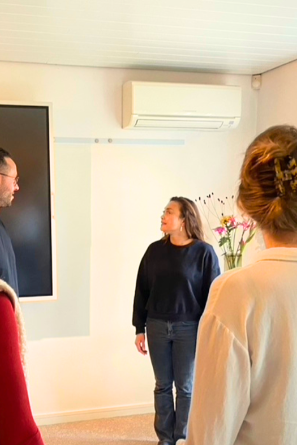 Dit is een afbeelding van coaching in een groepssessie in Amsterdam. Trauma sensitief met Internal Family Systems.